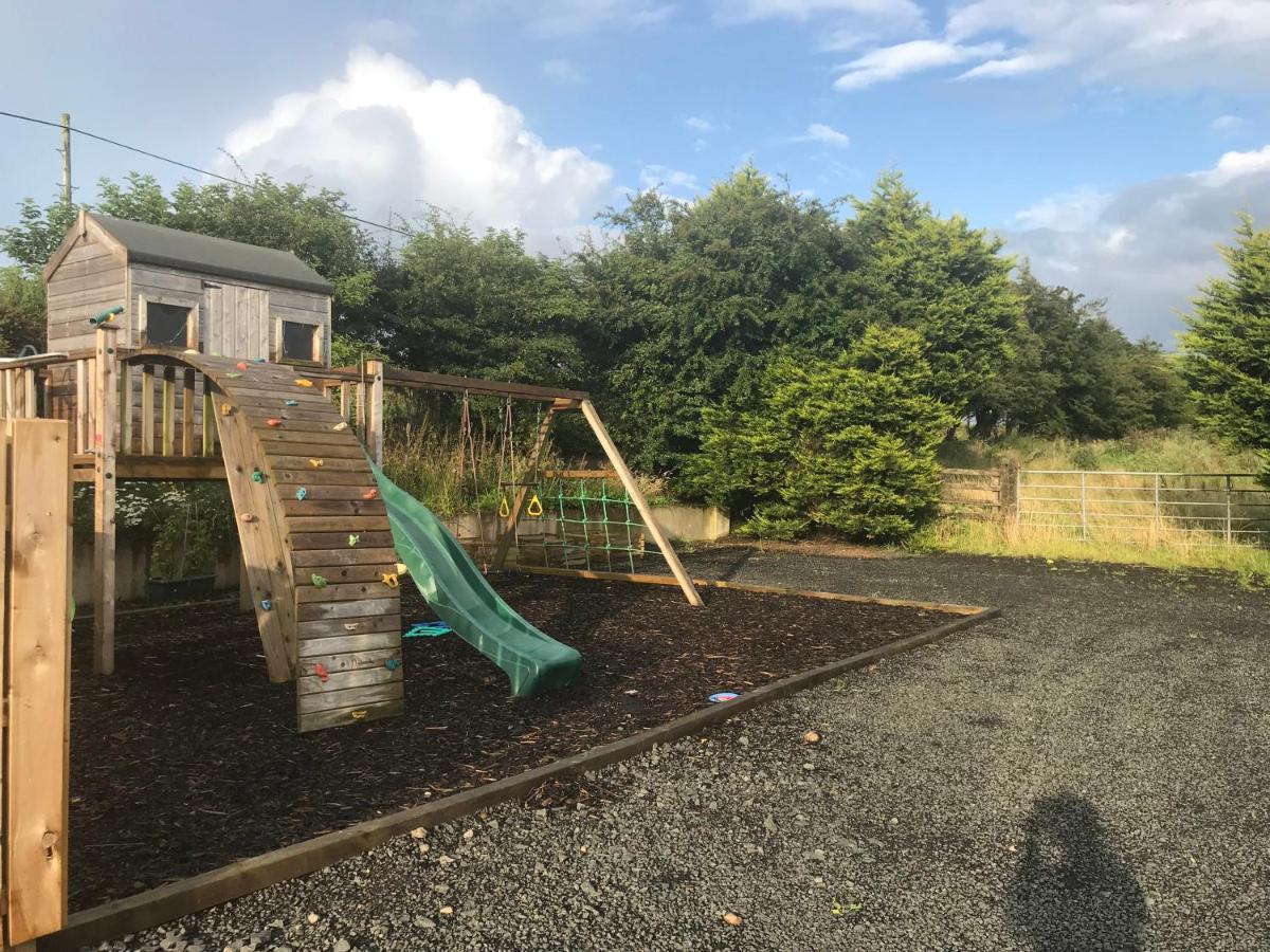 Deerfin Rentals Private Chalet With Hot Tub Ballymena Exterior photo