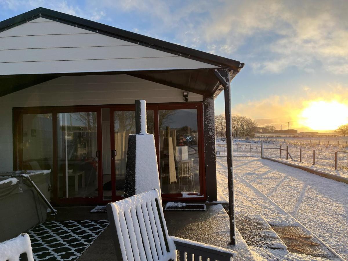 Deerfin Rentals Private Chalet With Hot Tub Ballymena Exterior photo